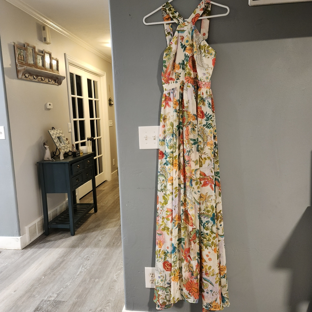 Lulu's Multicolor Floral Maxi Dress - Picture 2 of 15